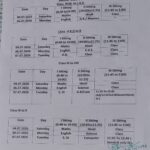 Revised Date-sheet for FA 2 Exam, session 2026-27