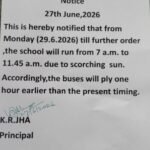Notice dated 27.06.2026_Change in School Timing